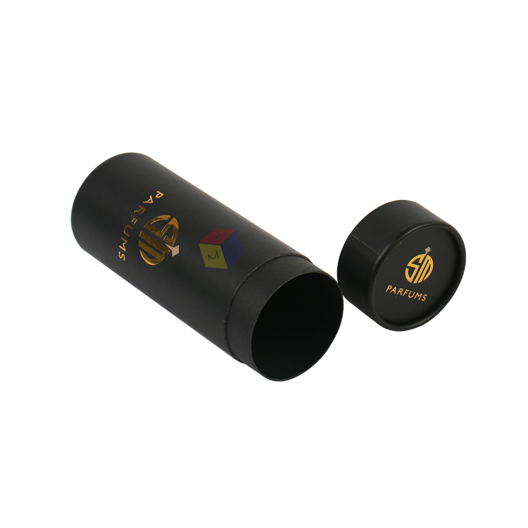 Eco Friendly Cardboard Paper Round Tube Essential Oils Cylinder Gift Box Packaging