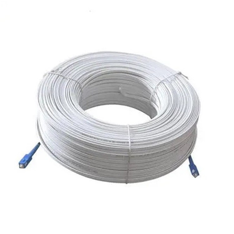 LSZH Sheath 1000m 2 Core Butterfly Leather 3.0 Fiber Optic Cable Bend Resistant