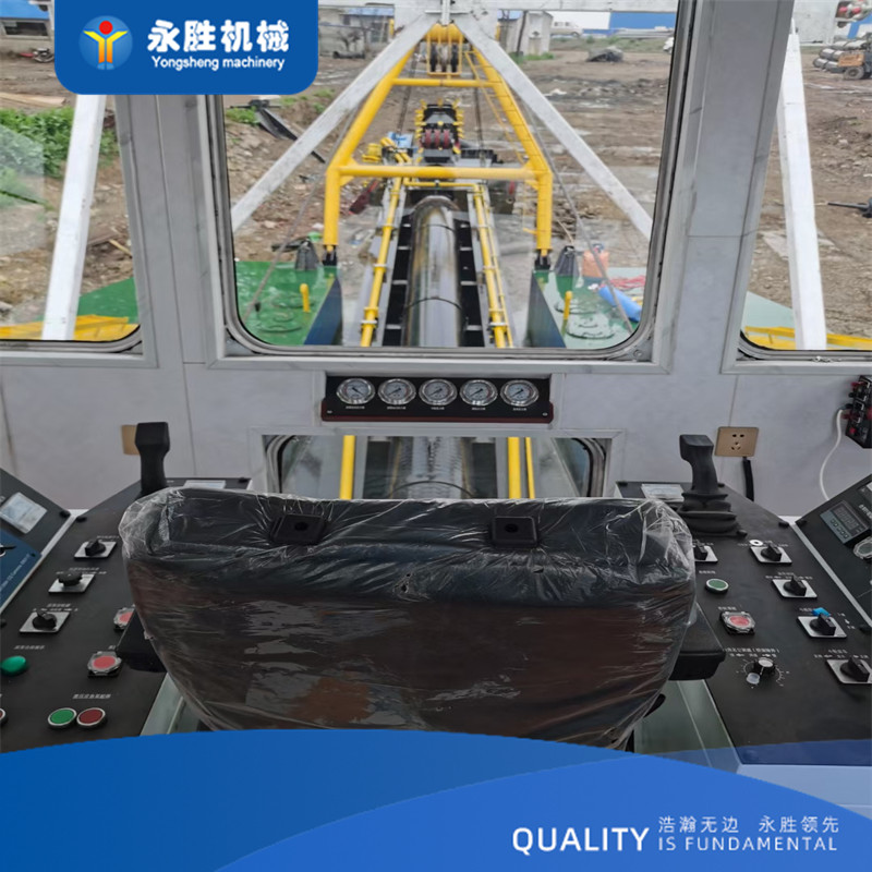 8 inch cutter suction dredger for river sediment pumping capacity 100m3/h