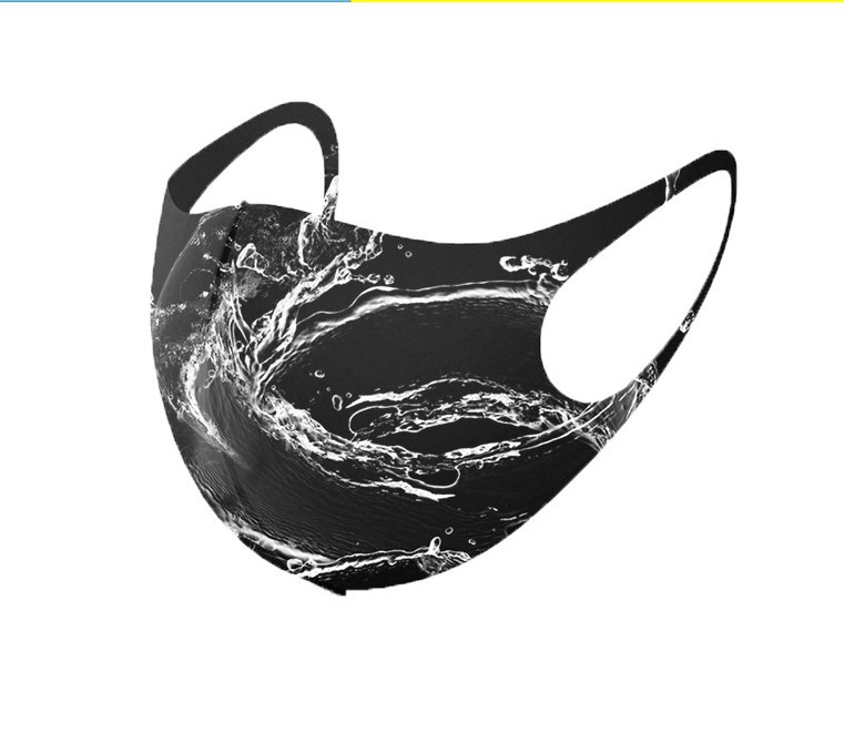 Anti Dust Civil Face Mask , Anti Pollution Mouth Mask 1 PLY Cotton Material