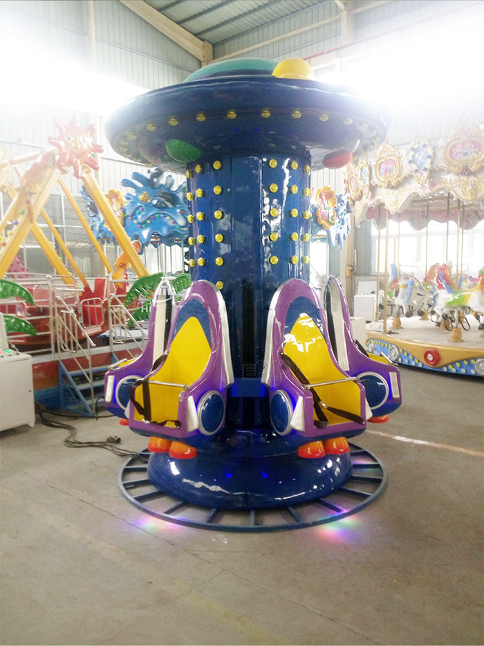 6KW Amusement Park Rides 6 Seats Jumping Machine Lifting Tower