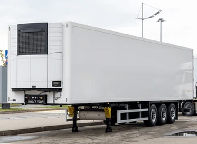 3 Axle Semi-Trailer Refrigerated Truck For Frozen Goods Transport Preservation Equipment