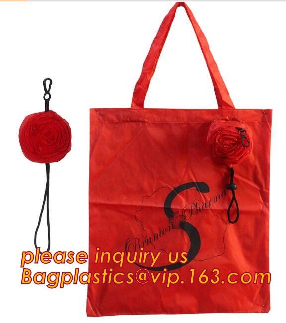 Outdoor Use 210D Sample Shoe Polyester Drawstring Bag,fashionable pattern printing polyester foldable shopping bag PACK