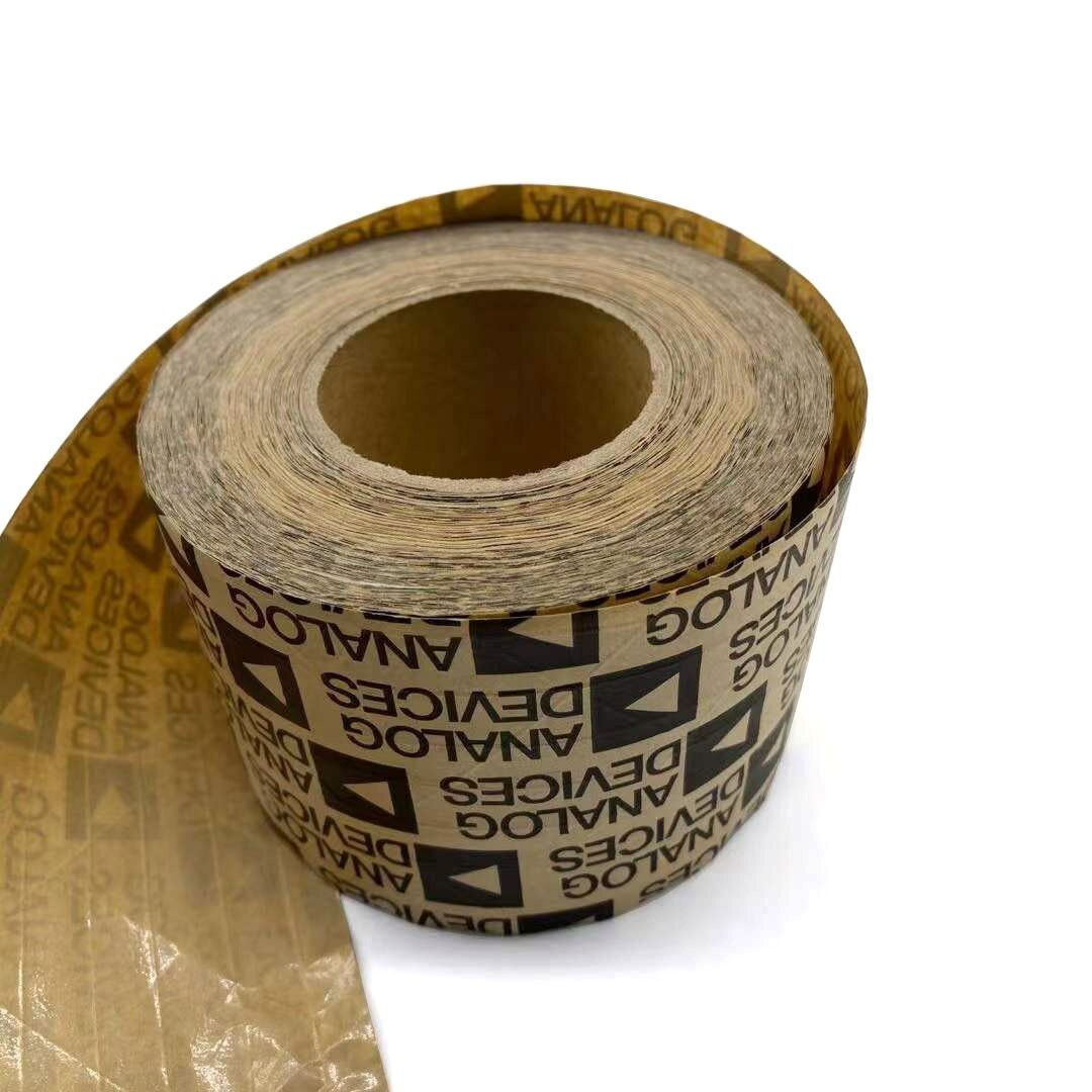 Single Sided Starch Glue Wet Water Line Printing Kraft Paper Tape