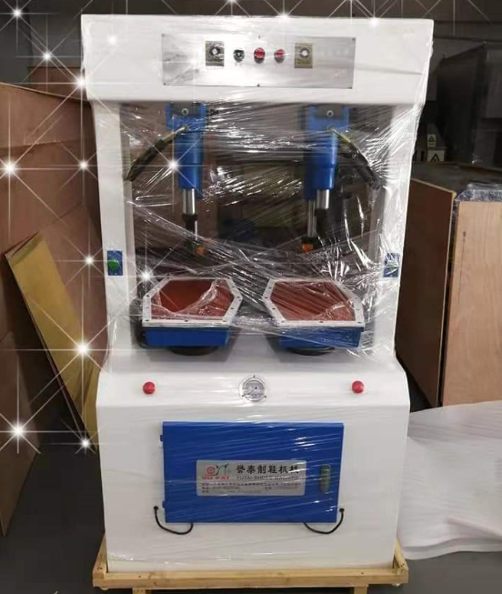 Double Head Hydraulic Sole Press Machine Low Noise Multiple Functional