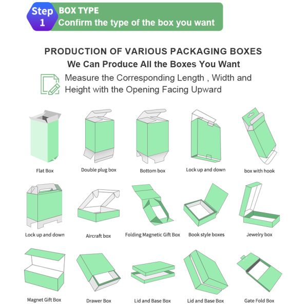 Recyclable Corrugated Paper Box Custom Cosmetic Packaging Boxes With plastic hook