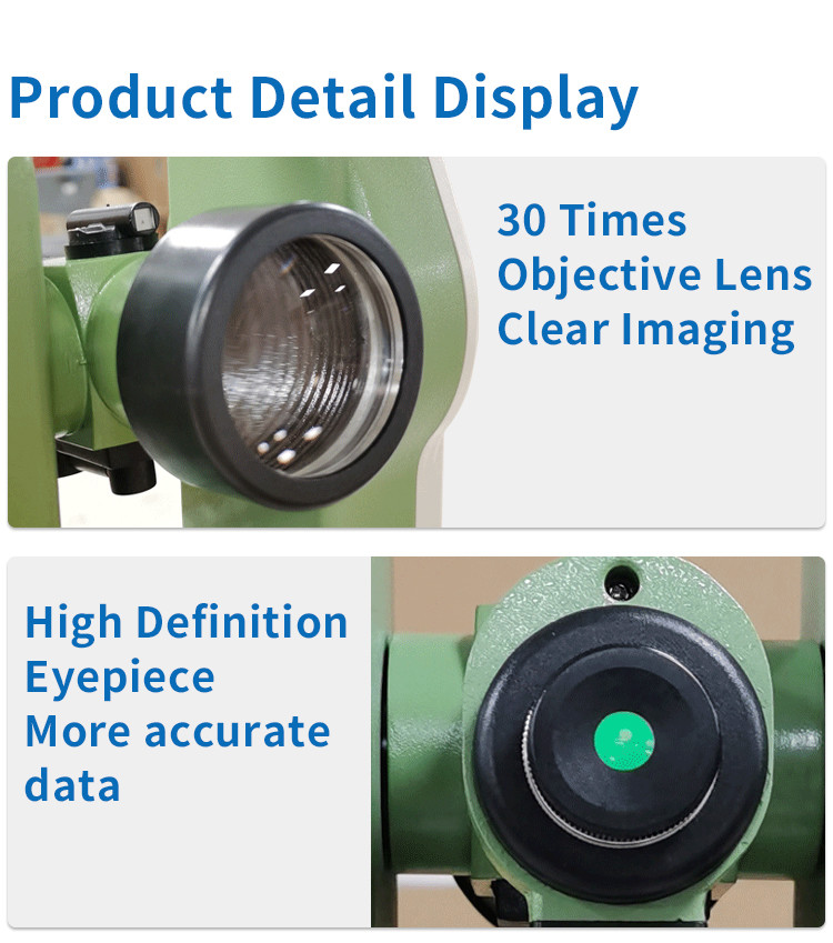 MPE-02L Green Light Up And Down Double Robotic Total Station Earth Electronic Longitude And Latitude High Precision Engineering Measurement