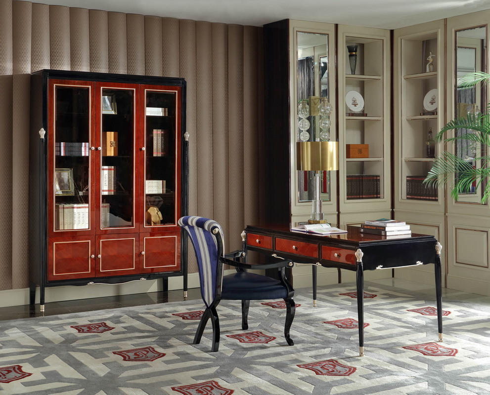 Villa house luxury furniture of Coffee table and Leather chaise chairs for Living lobby furniture China factory selling