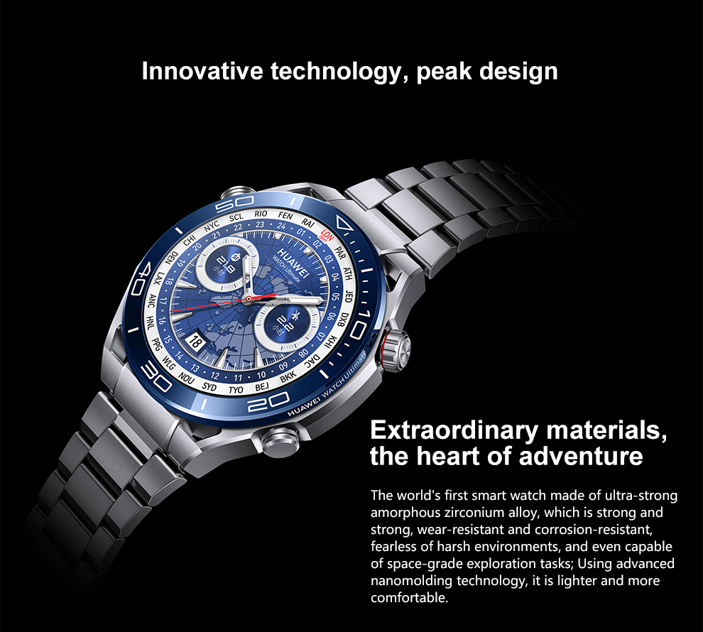 HUA-WEI WATCH Ultimate Sports Diving 100 Meter Deep Diving Outdoor Exploration Support Two-Way Beidou Satellite