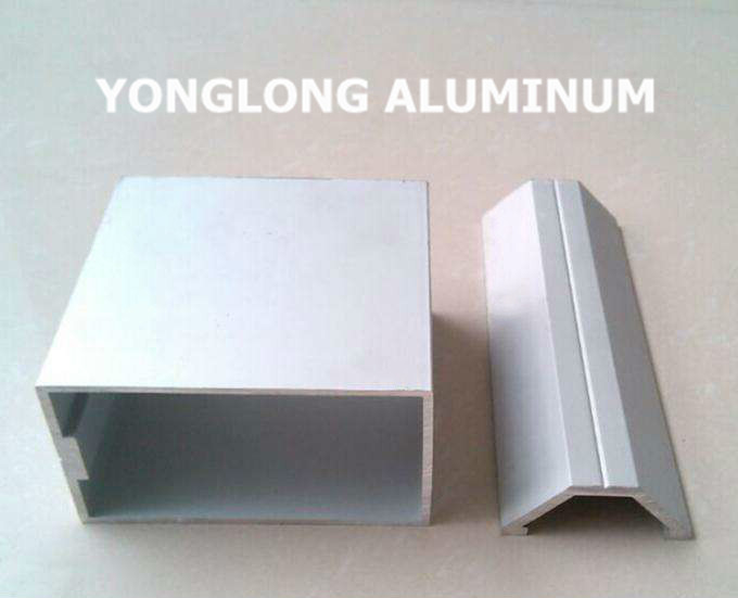 Powder Coated Aluminium Profile For Curtain Wall Frame Champangn , Bronze