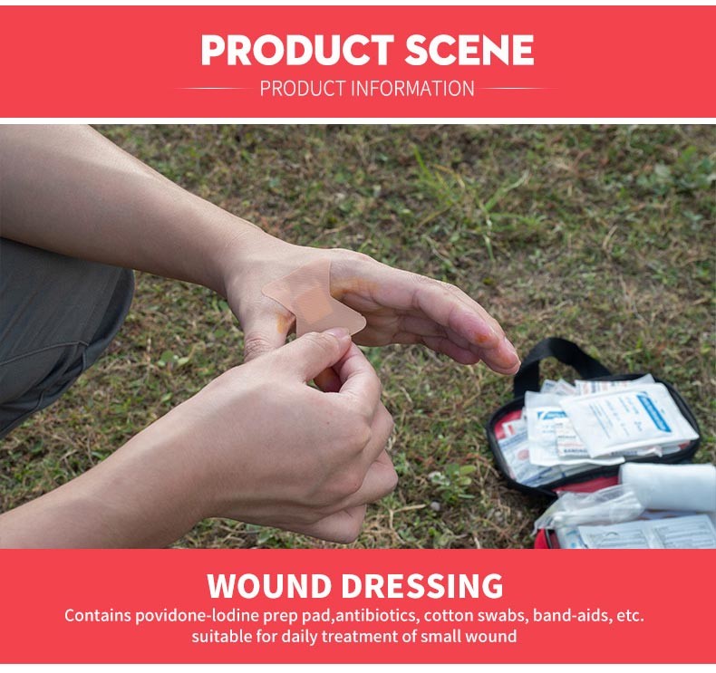 Portable Family Medical First Aid Kit Camping Vehicle Earthquake Life Saving