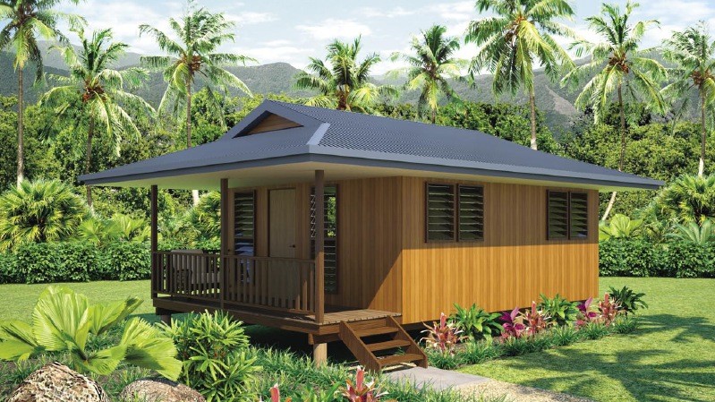 Light Steel Wooden House Bungalow / Luxury Beach Bungalows For Thailand