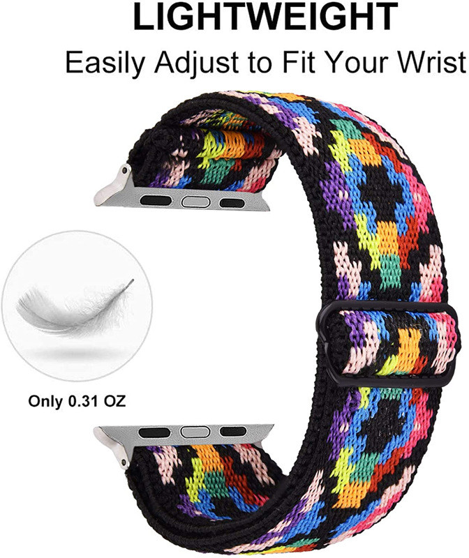 Durable Smart Watch Nylon Bands Seamless fit Breathable Adjustable Buckle