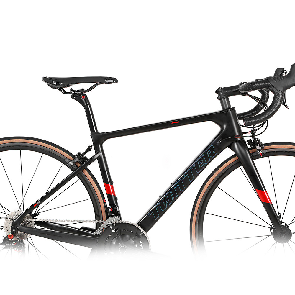 Carbon T800 Frame Carbon Fiber Road Bike STEALTHpro RS 22 Speed Alloy Wheelsets 700c