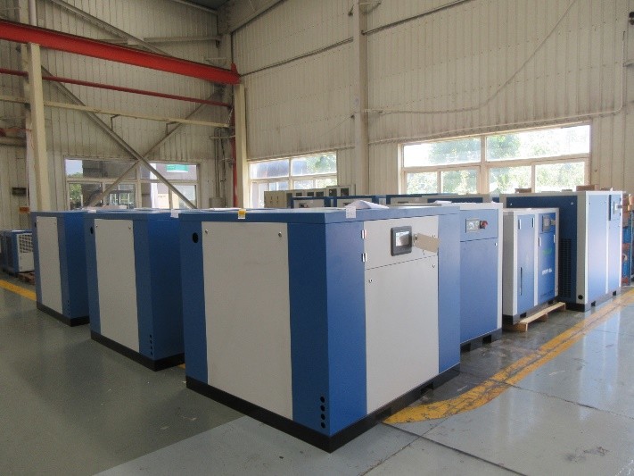 Energy Saving Oil Free Screw Air Compressor , Low Pressure Air Compressor High Volume