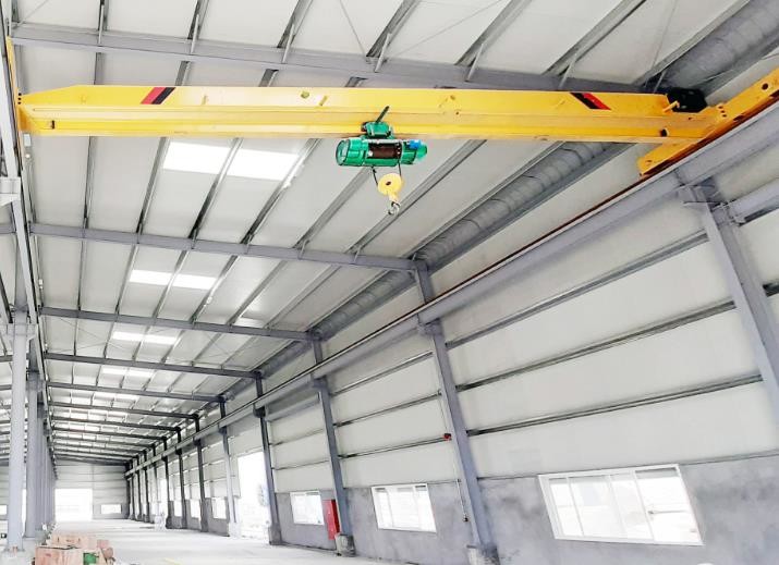 16Ton Single Girder Overhead Crane Electrically Operated Overhead Travelling Crane