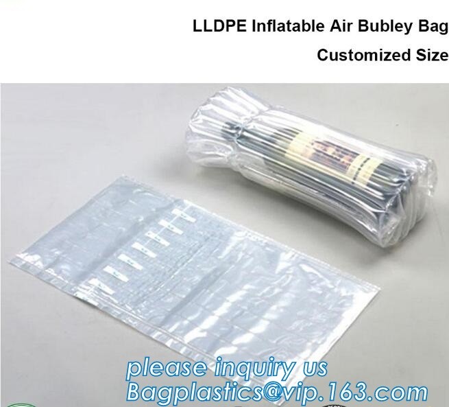 Anti-Shock Reusable Plastic PVC Inflatable Bubble Liner Protective Pac Red Wine Bags Protector For Fragile bagease pack