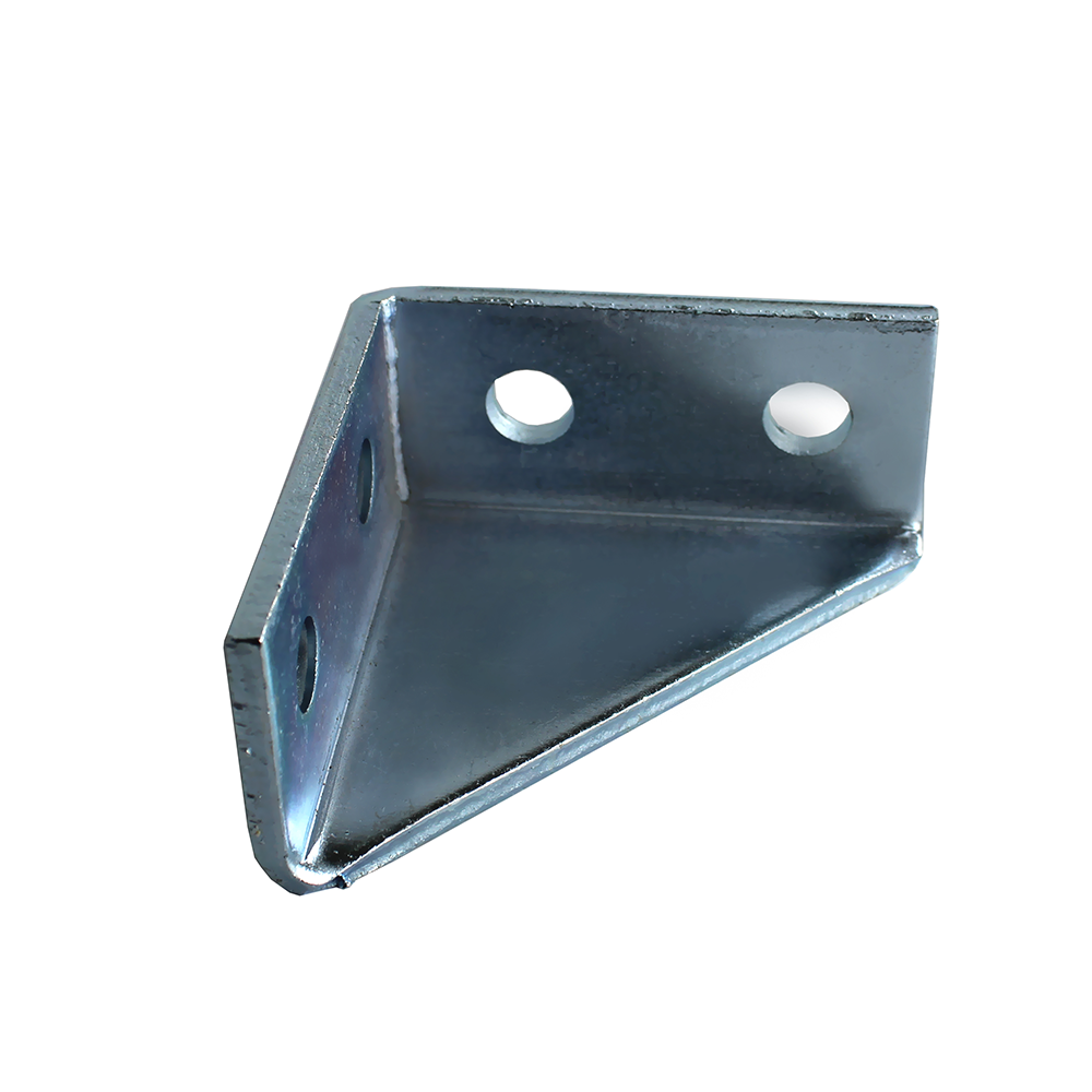 4 Hole 90 Degree Angle Strut Bracket L Shaped Wall Mount Galvanized 6mm
