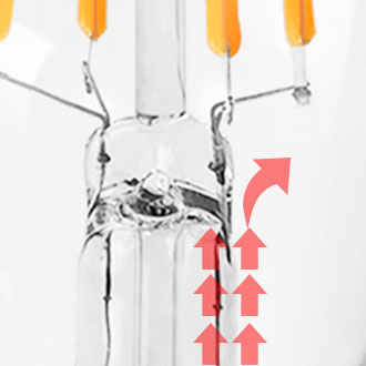 Decorative A60 A19 Dimmable Edison LED Filament Bulb 4W 6W Bulbs Home Decoration