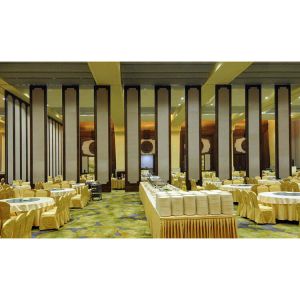 Banquet Hall MDF Operable Panel Partitions , Conference Room Partitions On