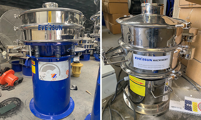 Customized Versatile Vibratory Sifter Machine 0.1 - 20t/H Capacity 1-500 Mesh Screen