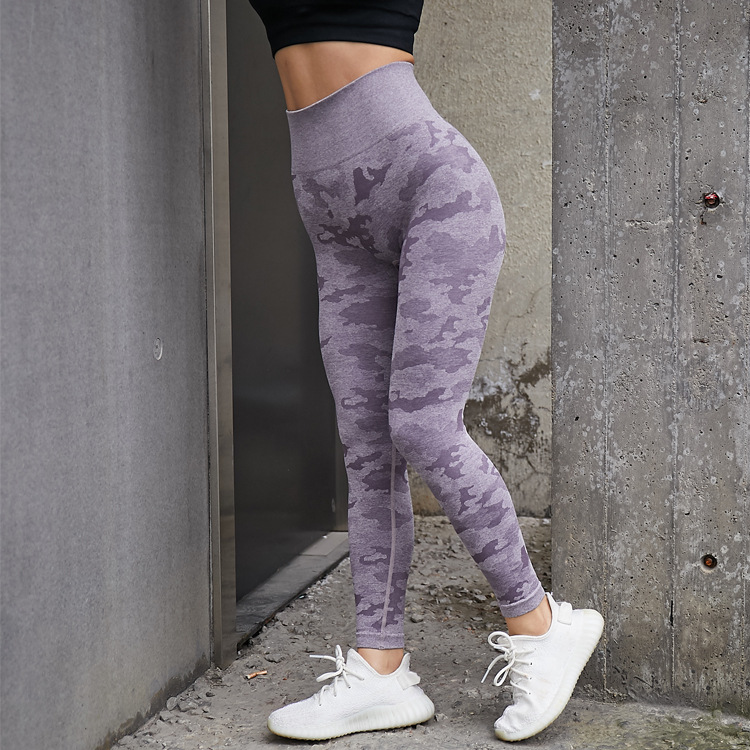 Flatstitch XS Camo Compression Leggings ZH Womens Camouflage Running Tights