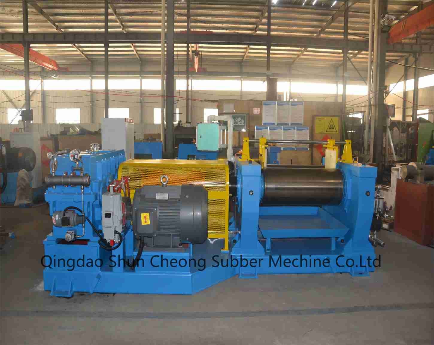 Open Two Roll Electric Oil Heating Mixer / Rubber Mixing Mill