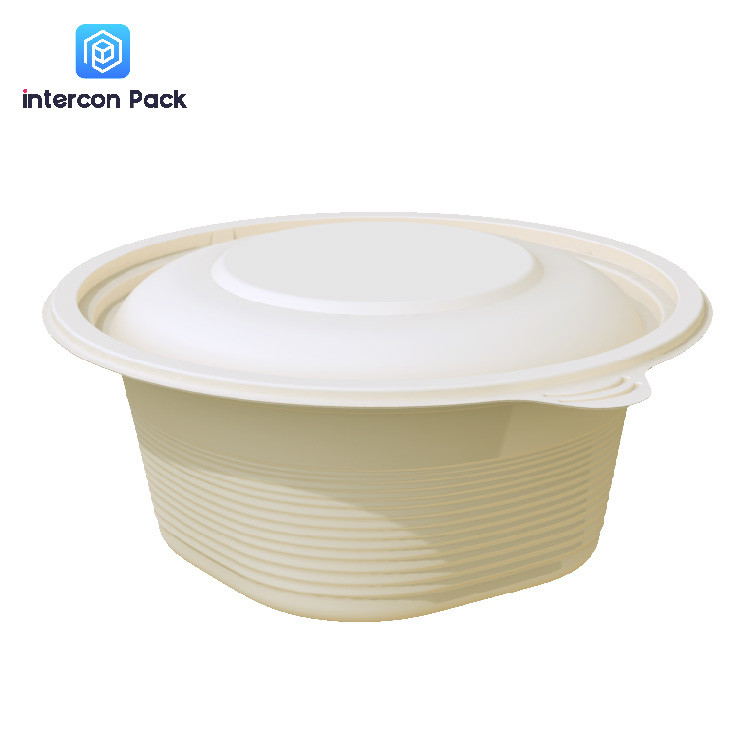 Corn Starch Degradable Lunch Box Eco Friendly Packaging Food Grade