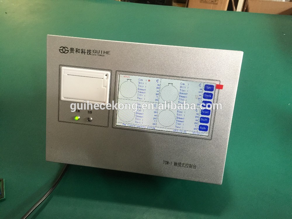 Gas station management system with Tank level gauge ATG and Digital leakage detector, float type level meter/sensor