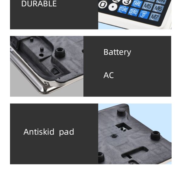 Veidt Weighing ACS-809 Weight Function High-precision LCD Commercial Portable Digital Food Electronic Price Computing Scales