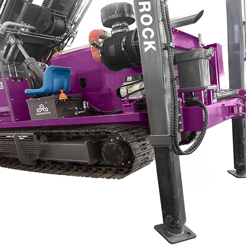 500m Deep Hydraulic Water Well Drilling Rig Equipment Crawler Water Drilling Rig Machine