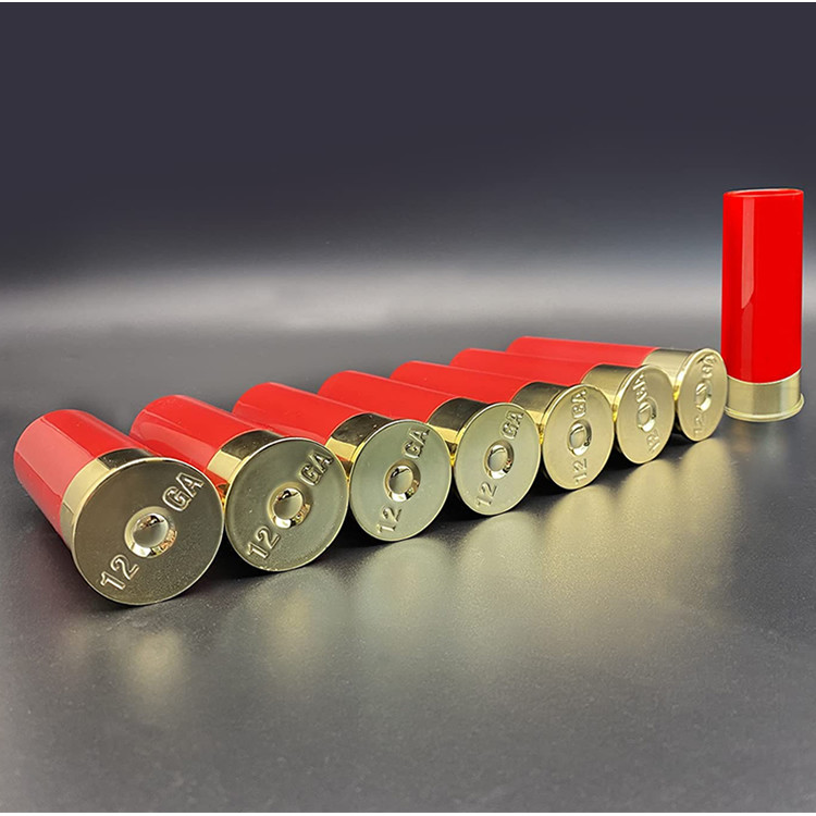 12 Gauge Shot Gun Shell Style Shot Glass Set Of 4 Plastic Shot Glasses