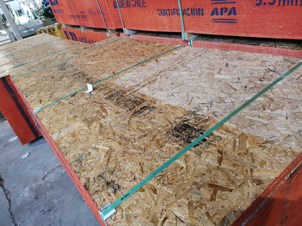 PLC Control OSB Production Line Packing Strap Machine OSB LP America Panel Size 2440 X 1220 MM