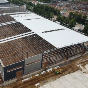 China Light Steel Frame Warehouse Building with Q235B/Q355B Steel on sale