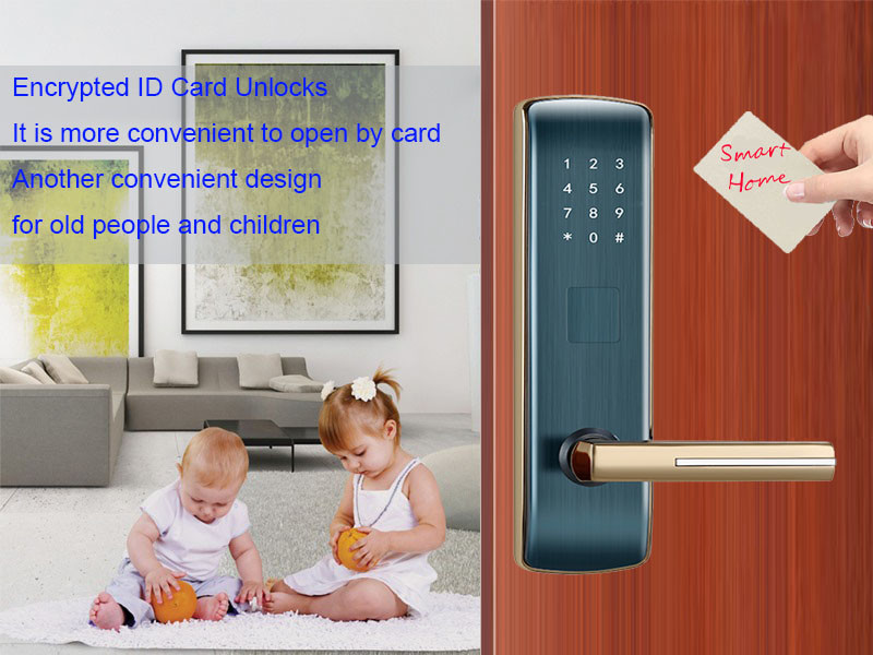 G2 Gateway Intelligent Door Lock Keyless M1 Card Unlock