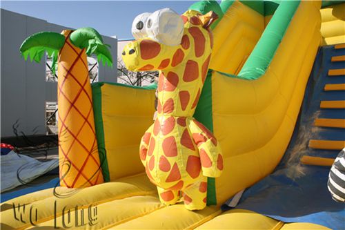 popular cartoon inflatable slide for sale