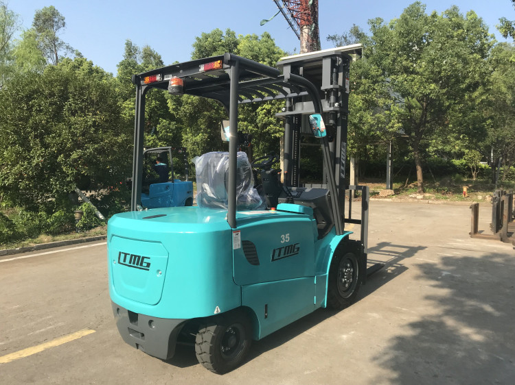 LTMG electric forklift 3.5ton 3ton 2.5ton 2ton blue solid tires side shift optional 3000mm mast