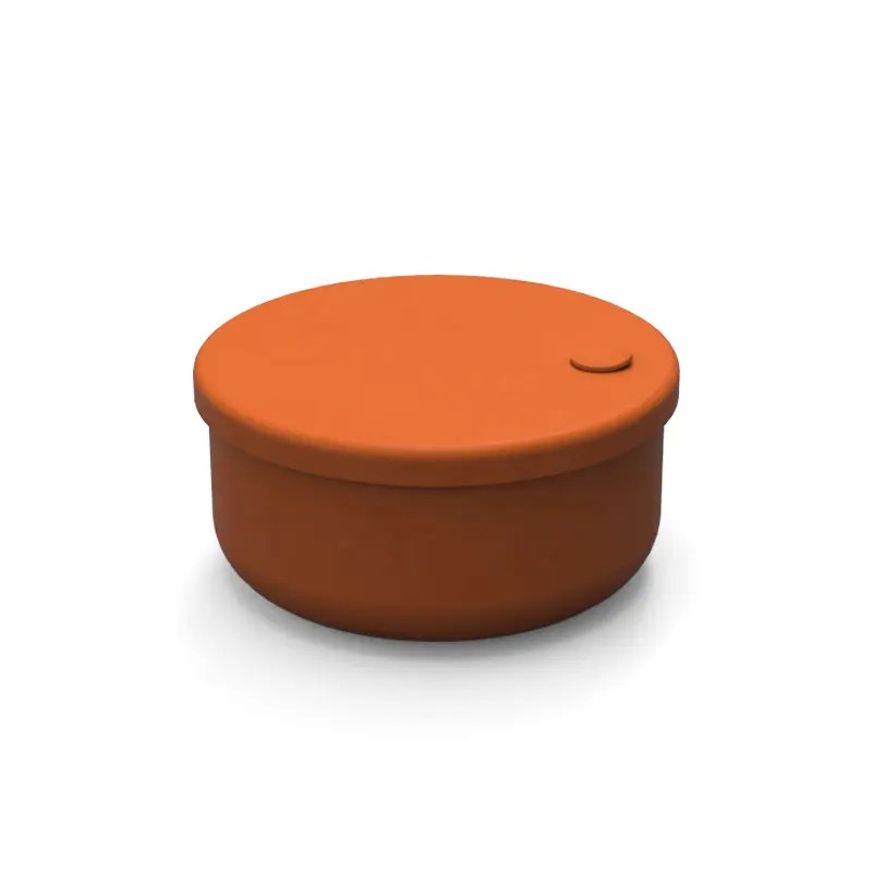 Portable Tasteless Silicone Snack Box Reusable 5 Compartments