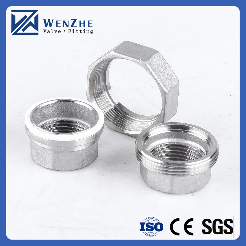 304 Stainless Steel Union Female Joint Pipe Transition Fittings for 0-10 BAR Pressure