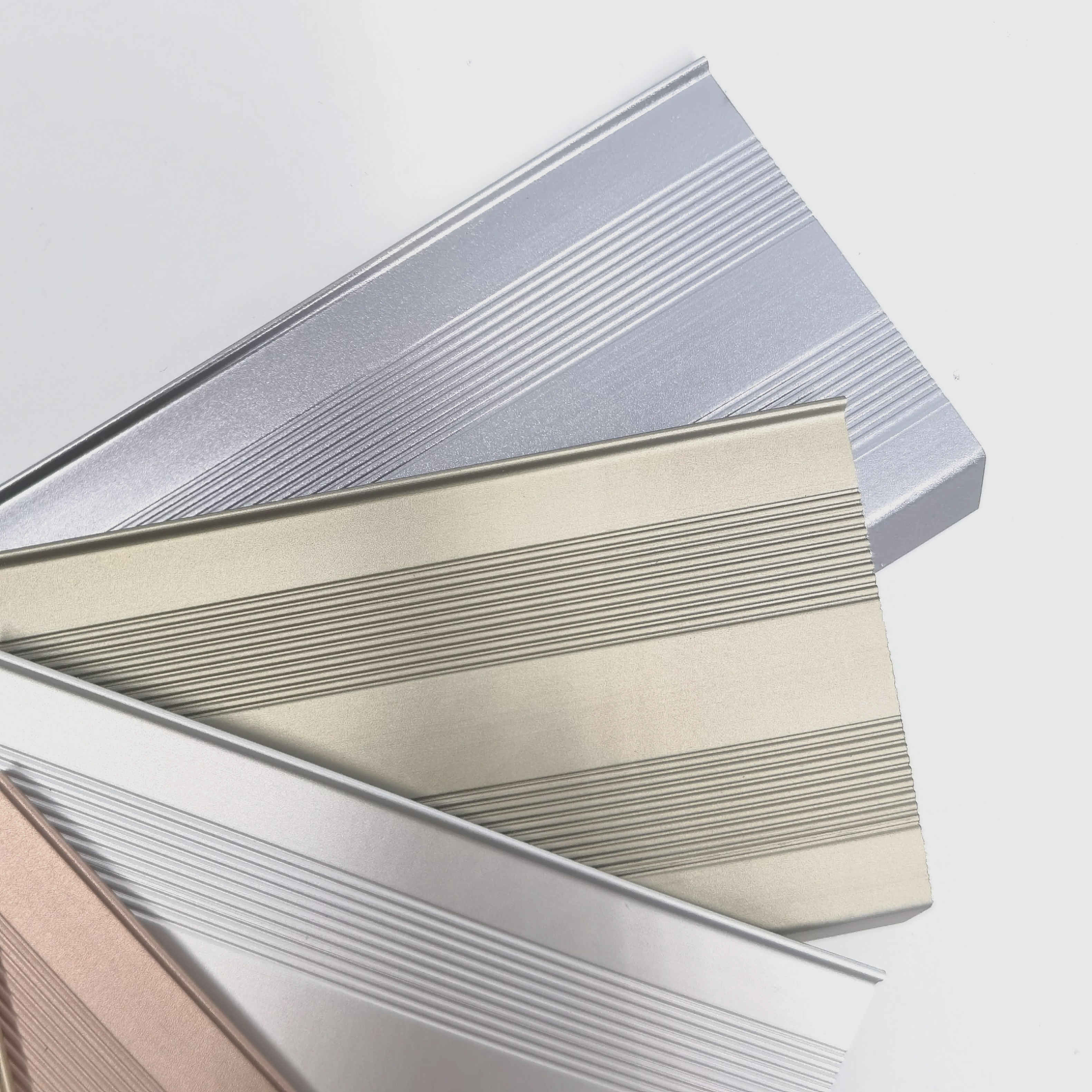 Middle Gold T6 T66 curved aluminum extrusions For Electric Wire