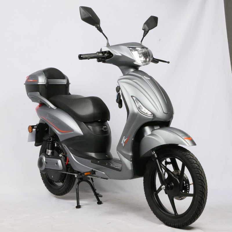 48V 800W Pedal Assist Electric Moped Bike With Removable Battery EEC Certification