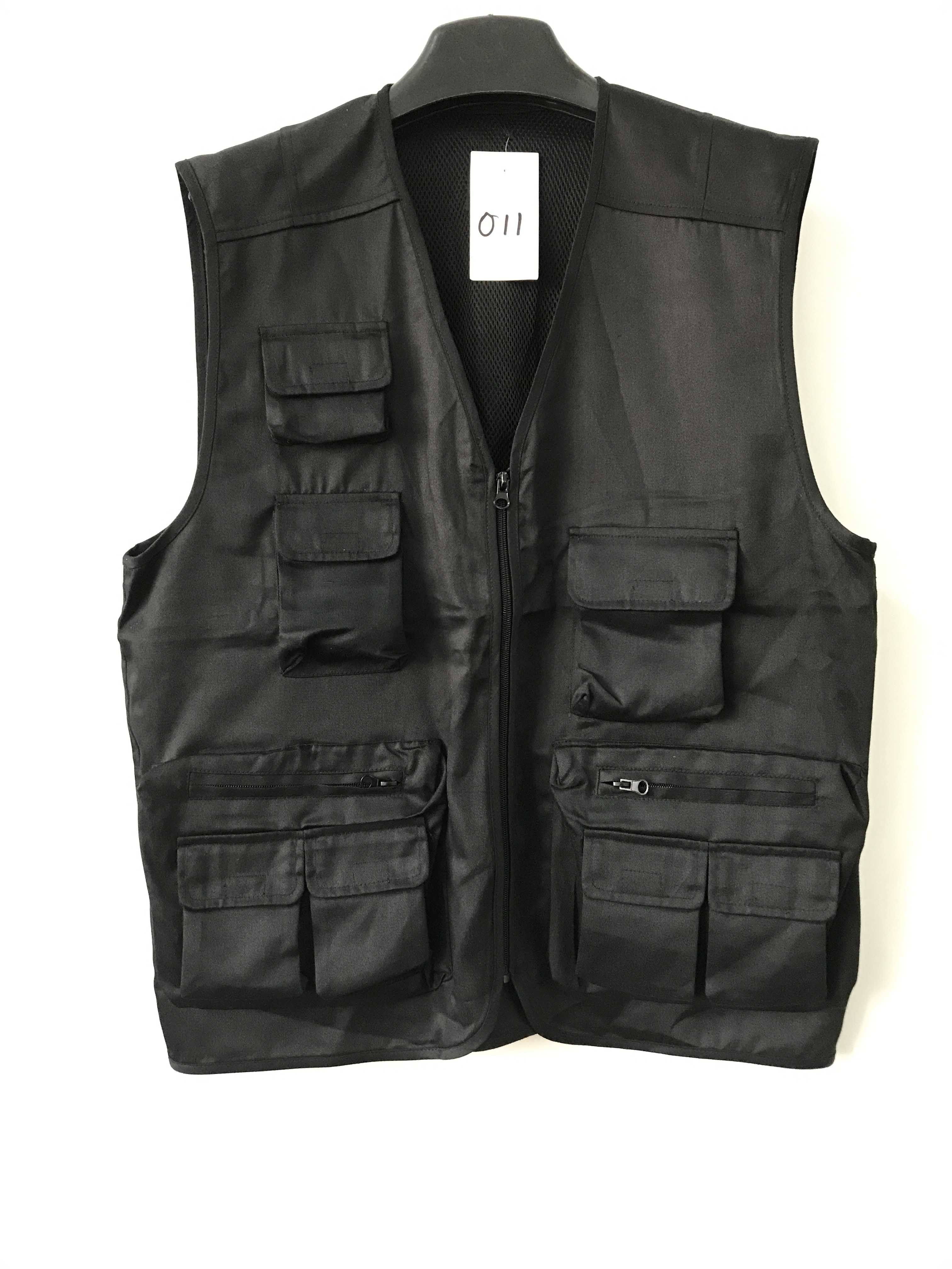 vest, mens vest in T/C 65/35 fabric, fishing vest, casual vest