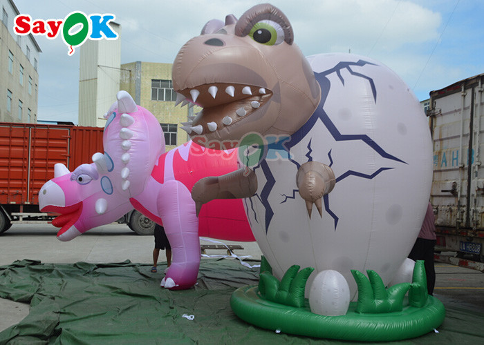 4m Inflatable Giant Dinosaur For Festive Decoration Wind Resistance