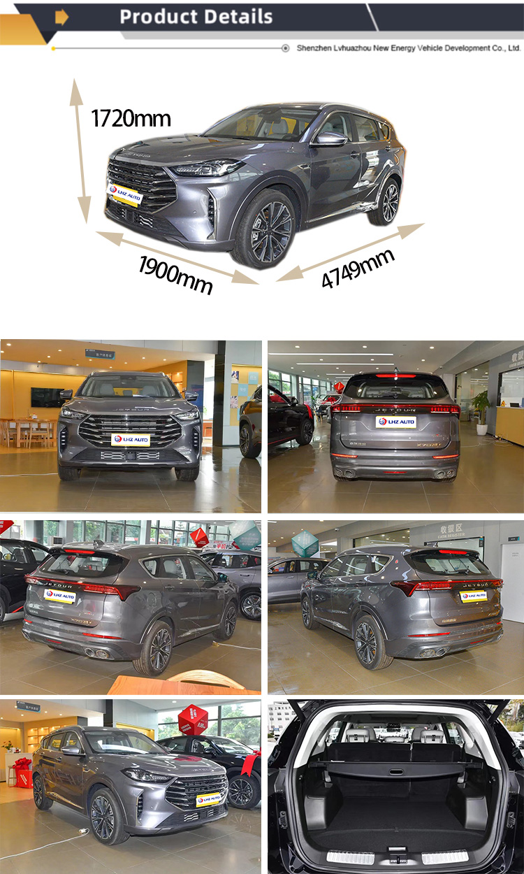 LED Headlight Jetour X70 The Best 1.5L Family SUV with Touch Screen and LED Headlights