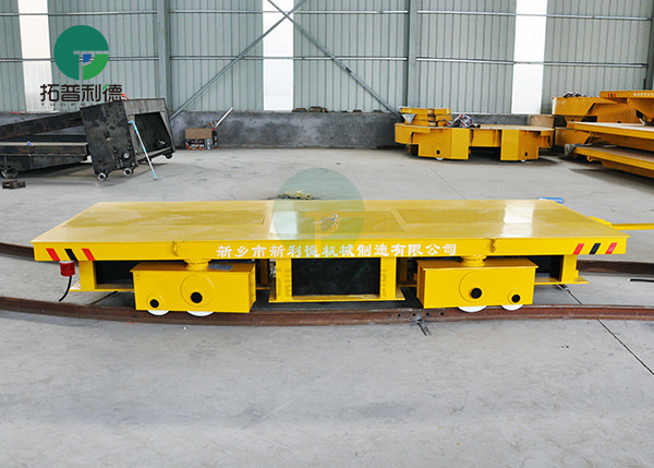 Heavy Load Explosion Proof Battery Powered Carts Running On Curved Rail