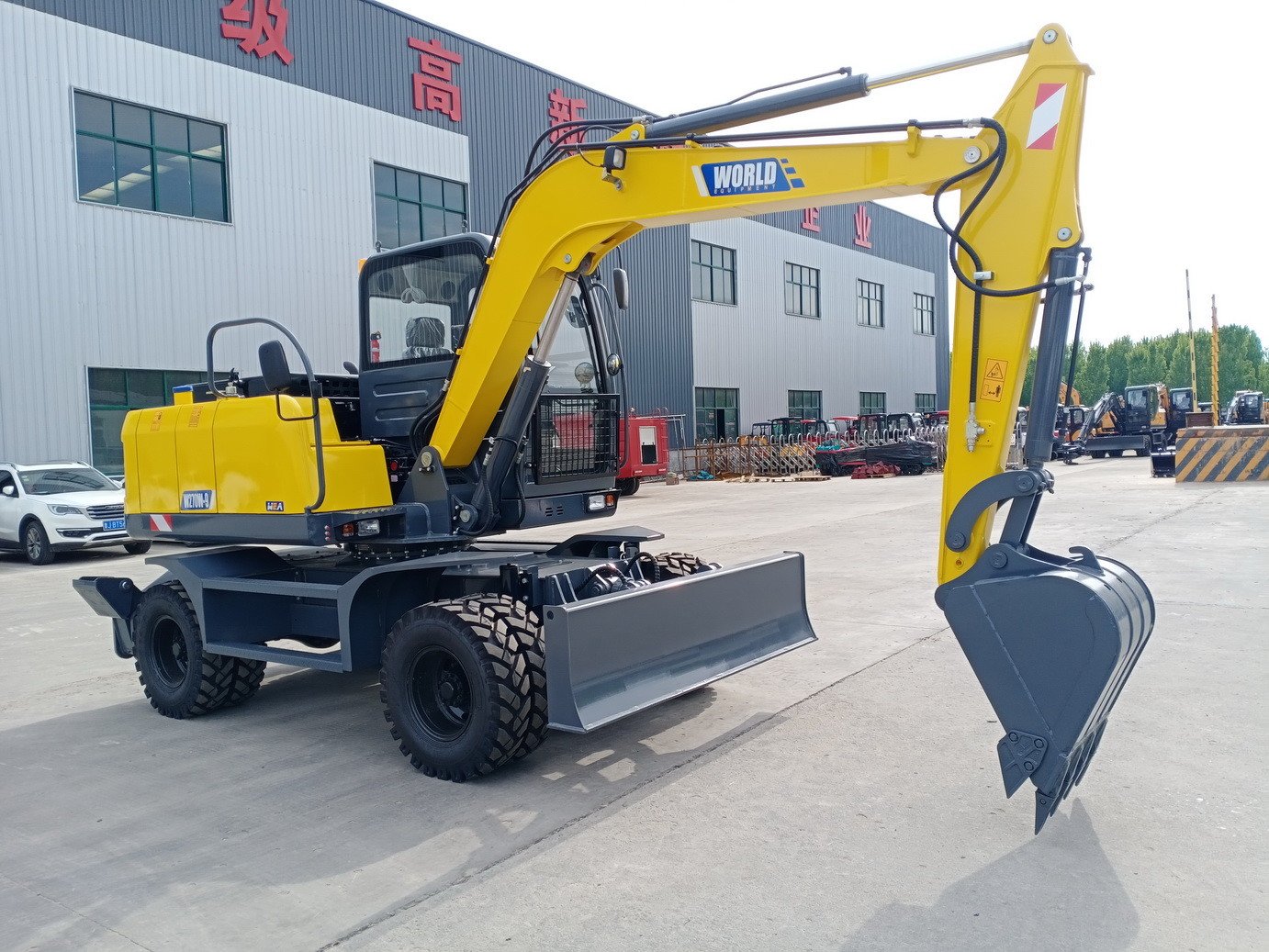 0.2-0.6cbm Bucket Wheel Crawler Loader 10-12rpm Grapple Clamp Orchards Municipal