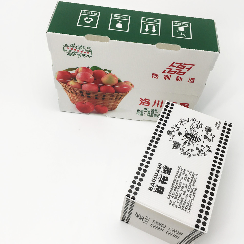 2.0-5.0mm Custom Corrugated Plastic Storage Boxes Folding Waterproof