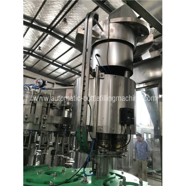 Beer Glass Bottle Filling Machine With Multi Washing Filling Capping Heads