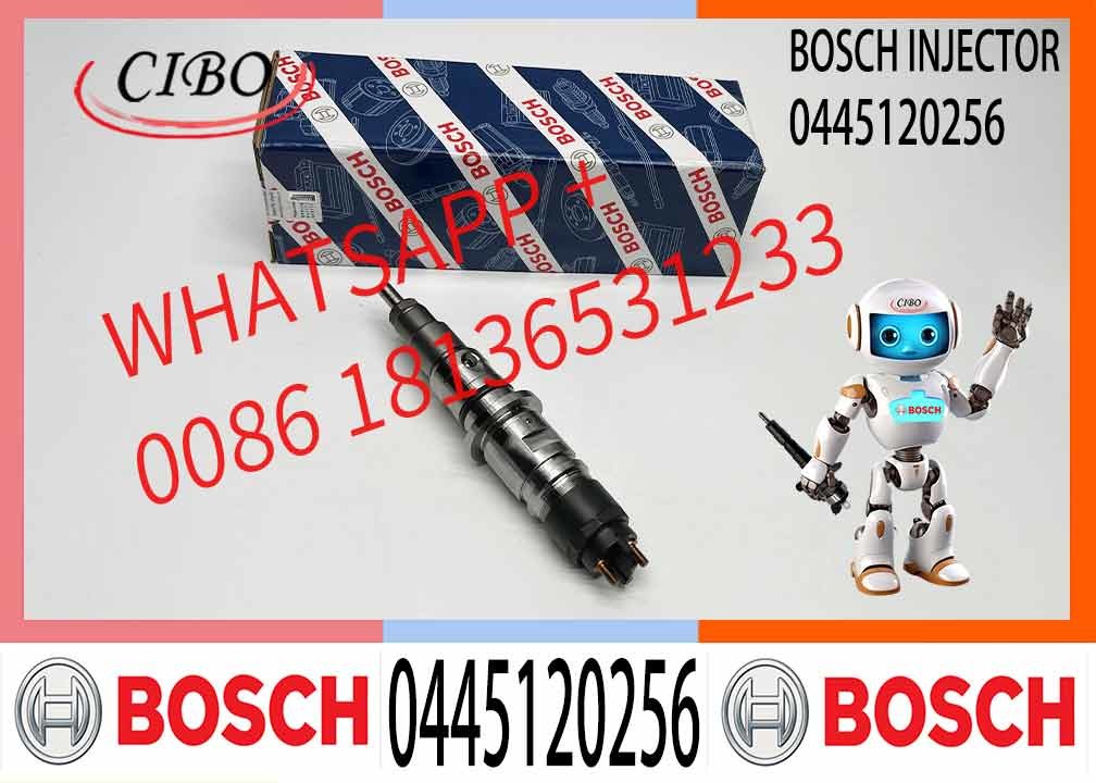 For Cummins Engine 0445120256 5263319 Diesel Injector Fuel Injector 0445 120 256 Common Rail Injector Assembly 0 445 120