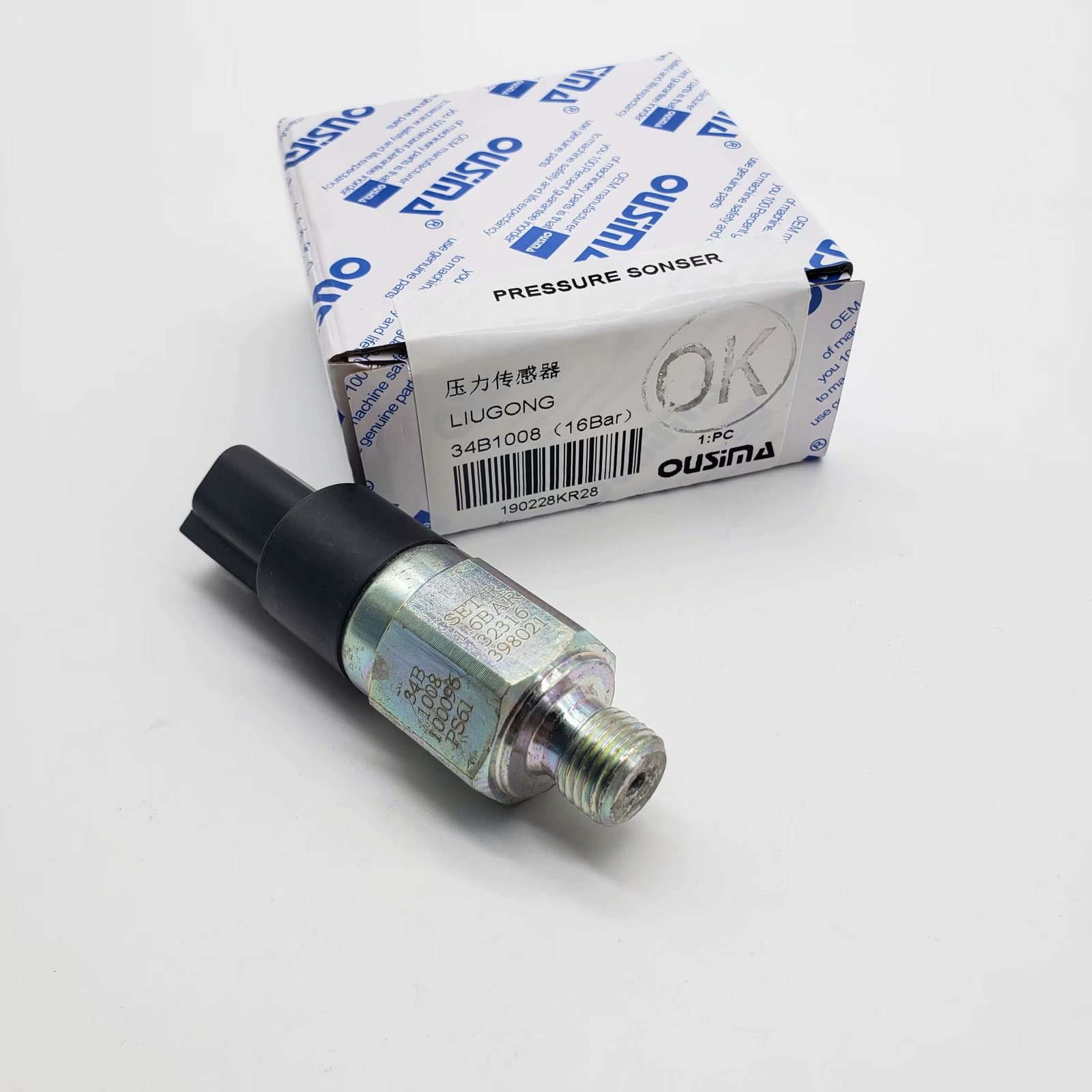 OUSIMA Eletric Excavator 34B1008 1.6 Bar Pressure Sensor